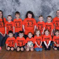Pre-K/Kindergarten League Orange Team Coaches: Josh & Nicolle Tunison Sponsor: Seachrist Law Offices