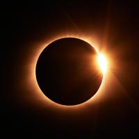 Solar eclipse image